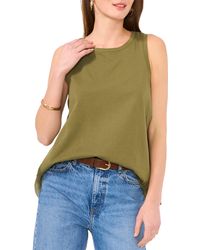 Vince Camuto - Mixed Media Tank - Lyst