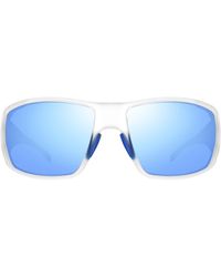 Revo - Dune 72mm Square Wrap Sunglasses - Lyst
