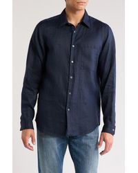 Theory - Irving Linen Button-Up Shirt - Lyst