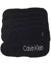 Calvin Klein - 6-Pack 1/2 Terry Cushion Cut Liner Socks - Lyst