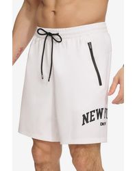 DKNY - Ny Core Volley Swim Trunks - Lyst