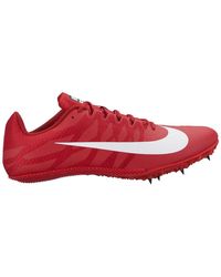 nike track spikes red