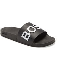 BOSS - Bay Slide Sandal - Lyst