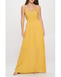 WEST K - Solid Sleeveless Gauze Maxi Dress - Lyst