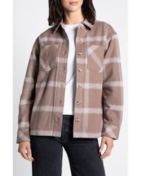 Thread & Supply - Vera Plaid Cotton Shirt Jacket - Lyst