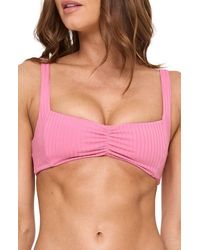 LSPACE - Effie Cutout Bikini Top - Lyst