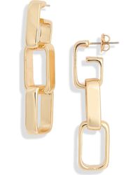 Leith - Chain Link Drop Earrings - Lyst
