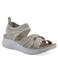 White Mountain - Charry Knit Sandal - Lyst