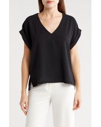 Bobeau - Airflow V-Neck Top - Lyst