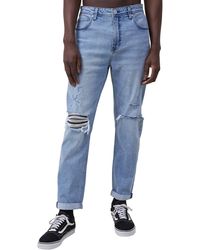 Cotton On - Ripped Knee Relaxed Tapered Jeans - Lyst