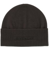 Givenchy - Logo Wool Beanie - Lyst