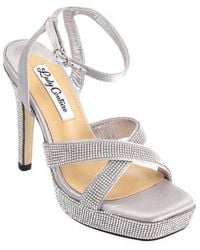 Lady Couture - Rhinestone Platform Sandal - Lyst