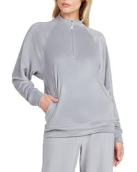 Matty M - Raglan Sleeve Half Zip Pullover - Lyst