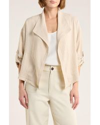 Max Studio - Textured Drape Jacket - Lyst
