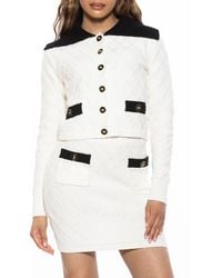 Alexia Admor - Pattern Cardigan - Lyst