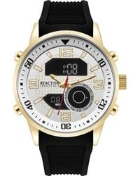 Kenneth Cole - Analog Digital Silicone Strap Chronograph Watch, 46Mm - Lyst