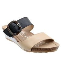 David Tate - Fantasy Platform Wedge Slide Sandal - Lyst