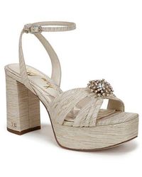 Sam Edelman - Janelle Ankle Strap Platform Sandal - Lyst