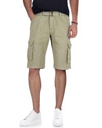 Xray Jeans - Belted Cotton Twill Cargo Shorts - Lyst