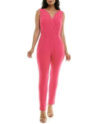 Nina Leonard - Sleeveless Jumpsuit - Lyst
