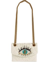 Kurt Geiger - Mini Kensington Eye Quilted Leather Crossbody Bag - Lyst