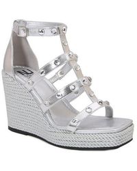 Ninety Union - Panda Caged Platform Wedge Sandal - Lyst