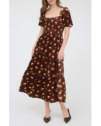 august sky mixed media long sleeve maxi dress Mixed Media Long Sleeve Maxi Dress (Women)