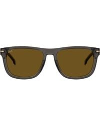 BOSS - 55Mm Square Sunglasses - Lyst