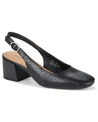 BareTraps - Ester Block Heel Slingback Pump - Lyst