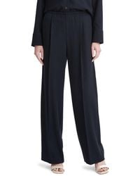 Vince - Wool Blend Flannel Pull-on Pants - Lyst