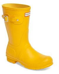 HUNTER - Original Short Rain Boots 1, Rubber - Lyst