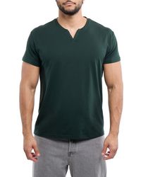 Xray Jeans - Split Neck T-Shirt - Lyst