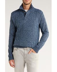 Buffalo David Bitton - Water Button Half Cable Knit Sweater - Lyst