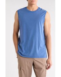 90 Degrees - Acid Wash Cotton Blend Tank - Lyst