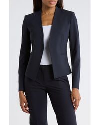 Theory - Lanai Open Front Stretch Wool Blazer - Lyst
