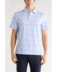Bugatchi - Print Ooohcotton Knit Polo - Lyst