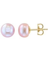 Effy - 14K 11Mm Cultured Freshwater Pearl Stud Earrings - Lyst