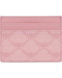 MCM - Small Himmel Lauretos Coated Canvas Card Case - Lyst