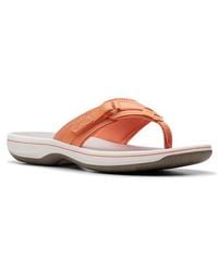 Clarks - Breeze Sea Thong Sandal - Lyst