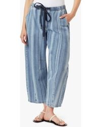 Habitual - Barrel Leg Pull On Cotton Denim Pants - Lyst