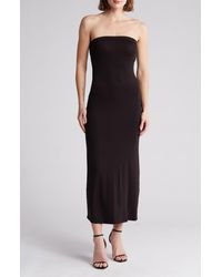 Go Couture - Strapless Maxi Dress - Lyst