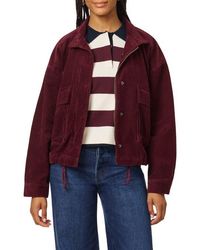 Scotch & Soda - Corduroy Cropped Utility Jacket - Lyst