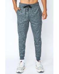 90 Degrees - Camo Brushed Joggers - Lyst