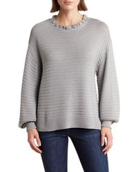 Wishlist - Balloon Sleeve Rib Knit Sweater - Lyst