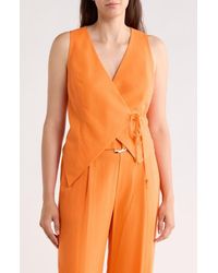 Gemma  Jane - Wrap Front Vest Top - Lyst