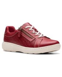 Clarks - Caroline Rio Laser-Cut Sneaker - Lyst