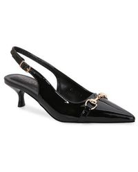 BERNESS - Juliette Pointed Toe Kitten Heel Slingback Pump - Lyst