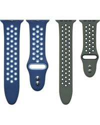 The Posh Tech - Assorted 2-Pack Silicone Apple Watch Watchbands - Lyst