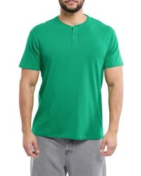 Xray Jeans - Short Sleeve Henley - Lyst