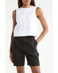 Theory - Button Front Shell - Lyst